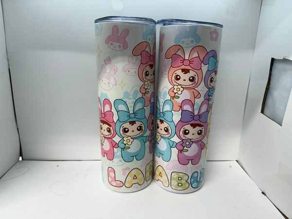 Matching pastel bunny tumblers
